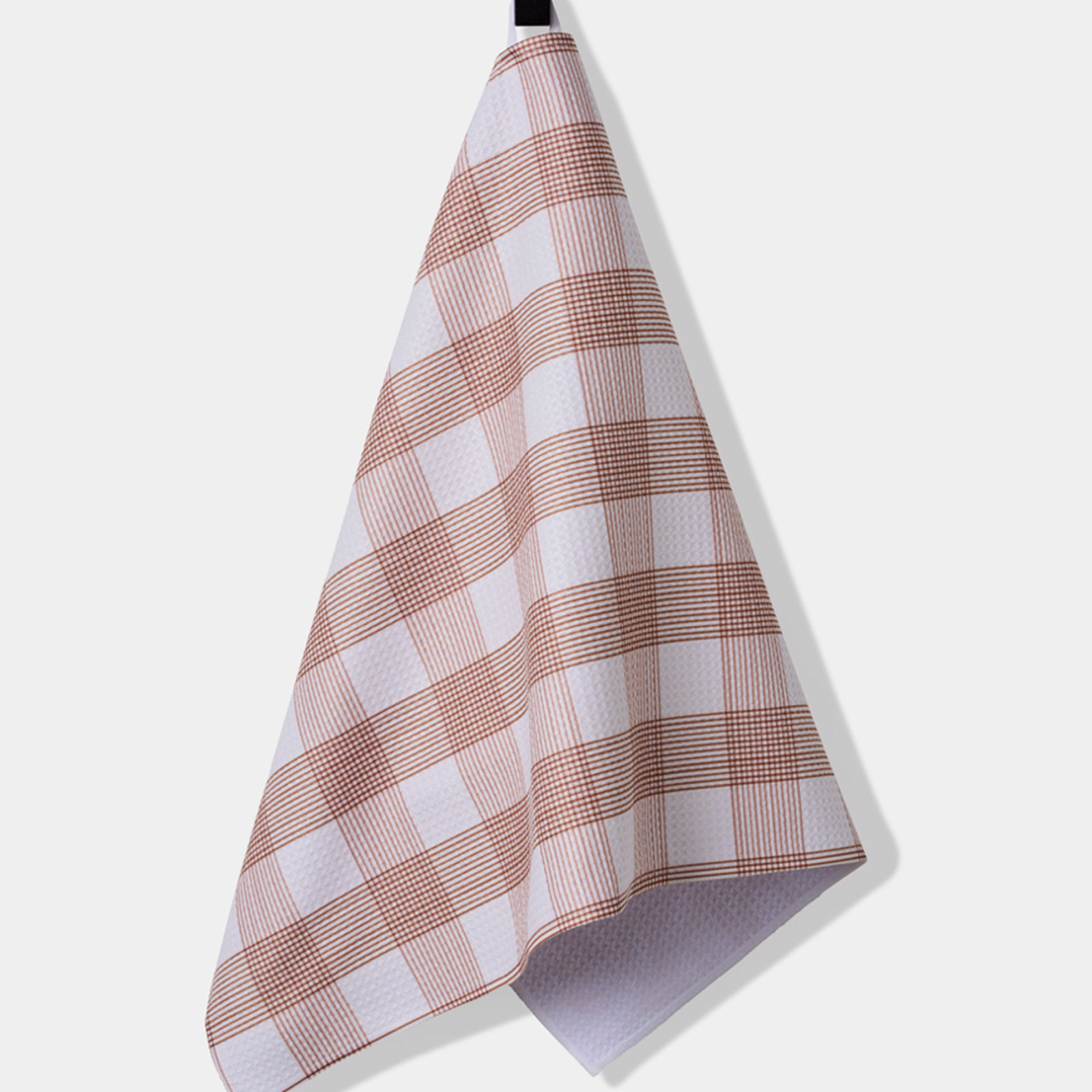 Vintage Gingham Natural Tea Towel