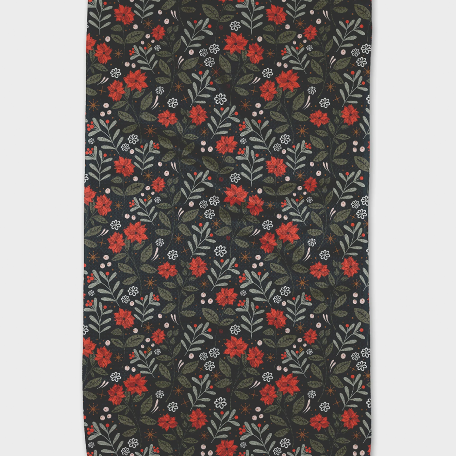 Holiday Floral Tea Towel