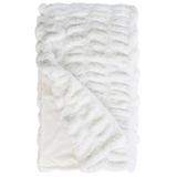 Faux Fur Throw - Snow Mink