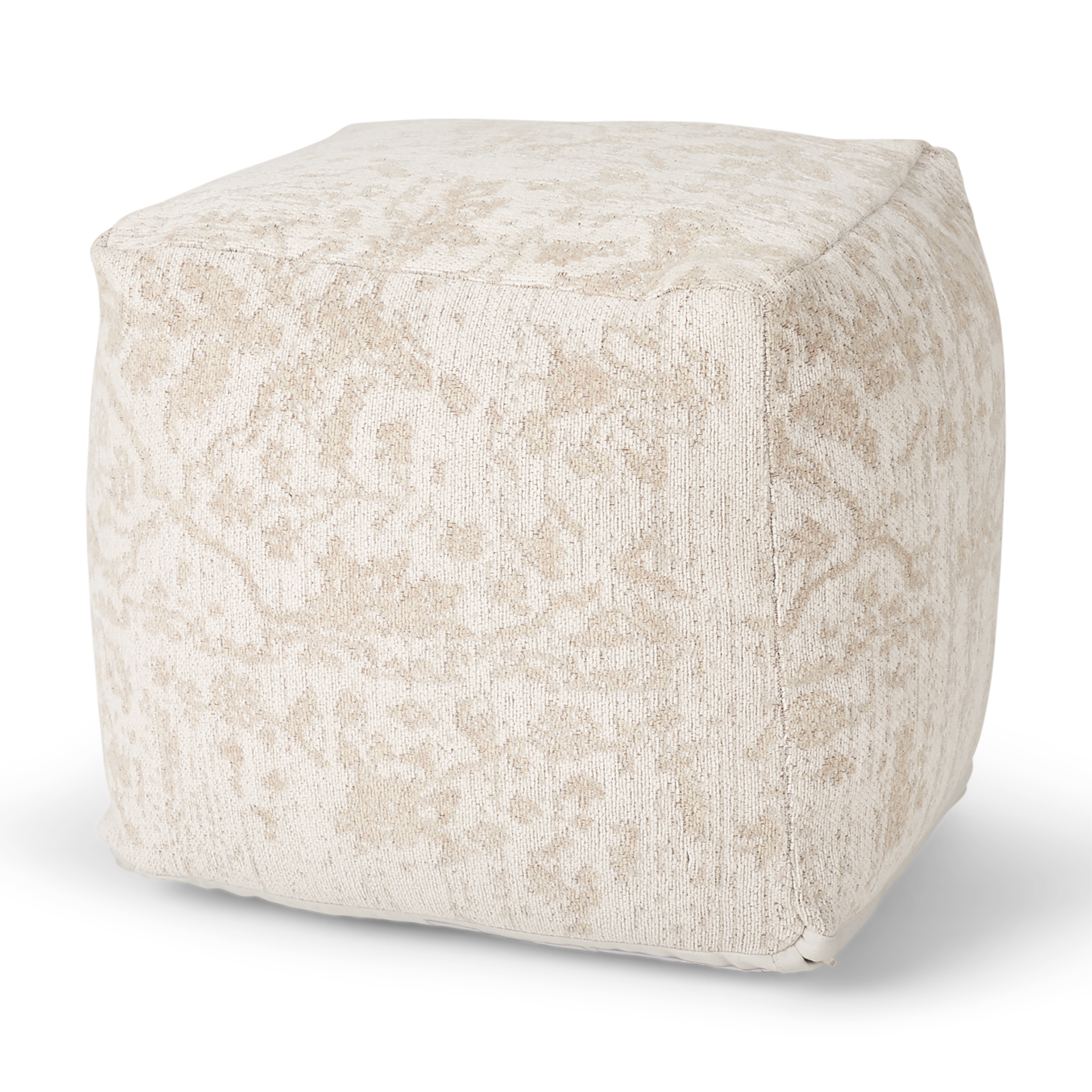 Khloe Taupe Pouf