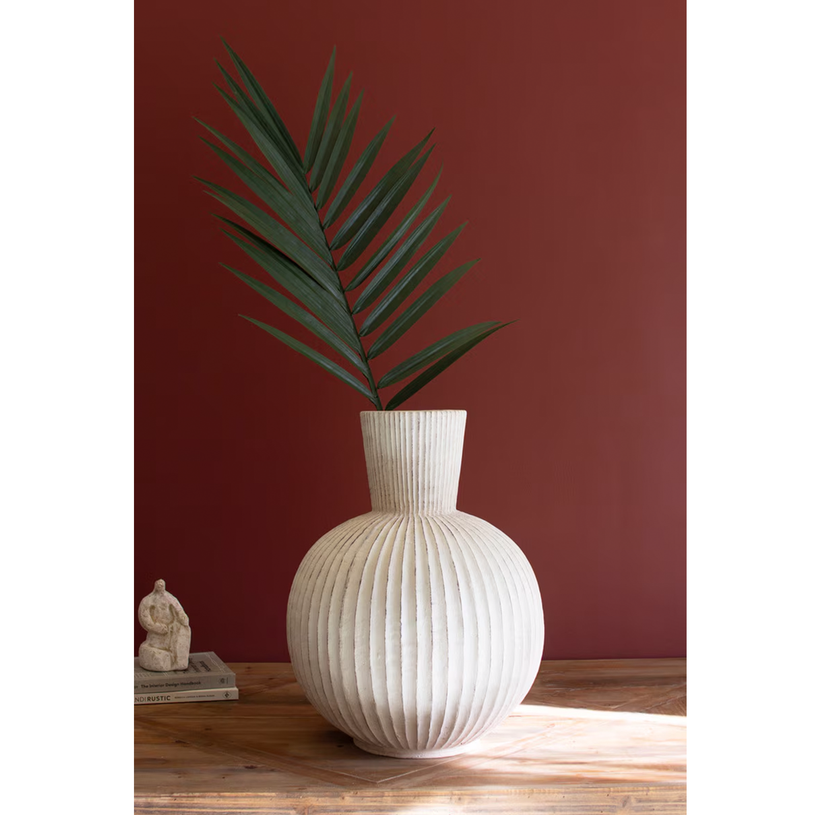 Tall Fluted Vase