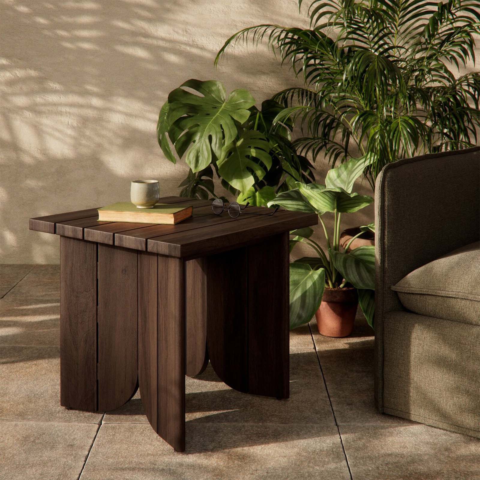 Joette Outdoor End Table