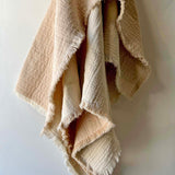 Beige/Natural Throw