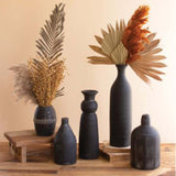 Black Clay Vase