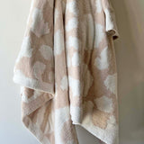 Faux Fur Throw - Taupe Cheetah