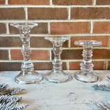 Glass Candleholder