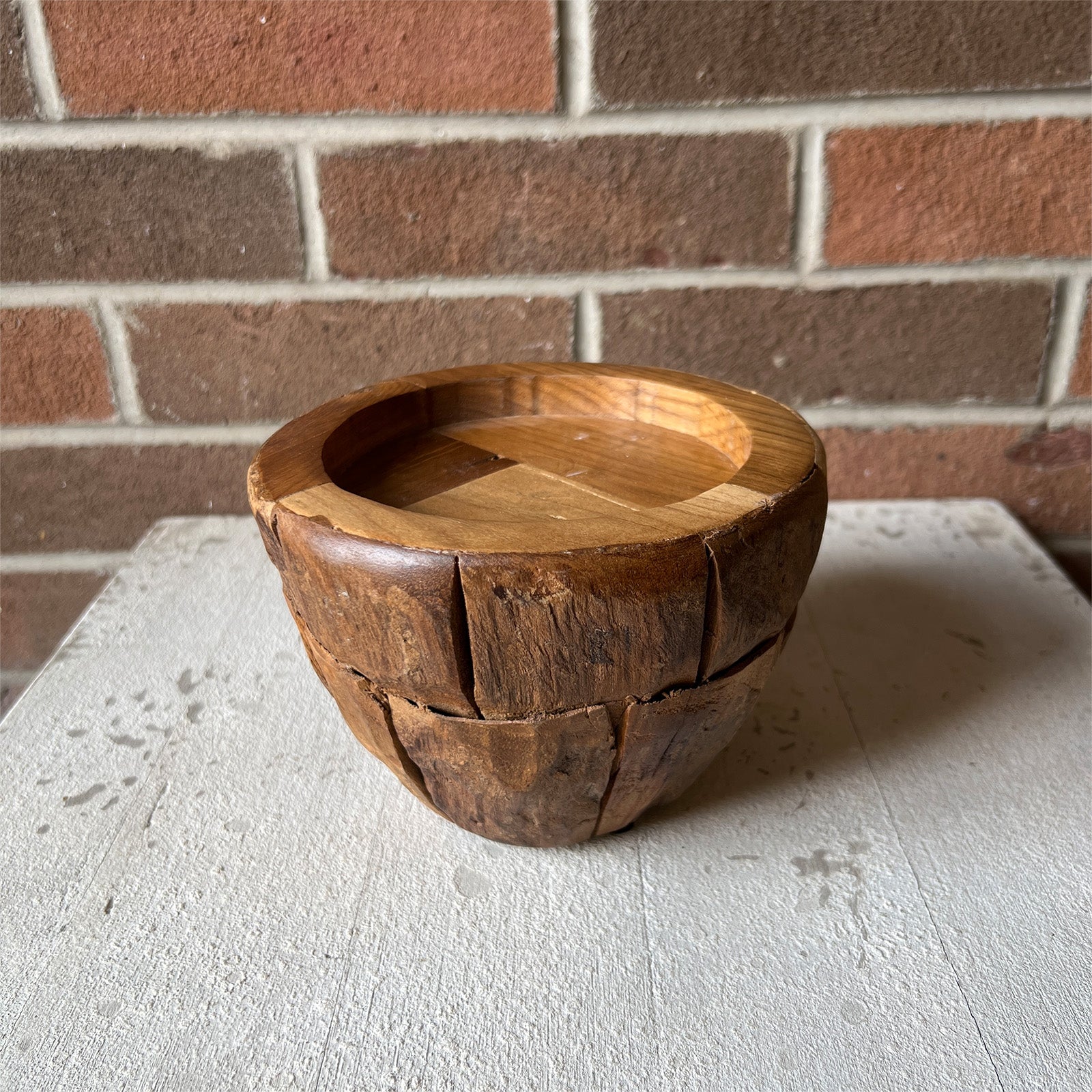 Teakwood Candle Holder