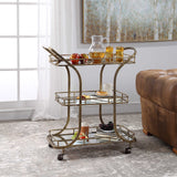 Koa Serving Cart