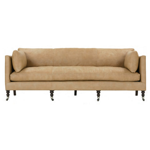 Madeline 90" Leather Sofa - EXPRESS