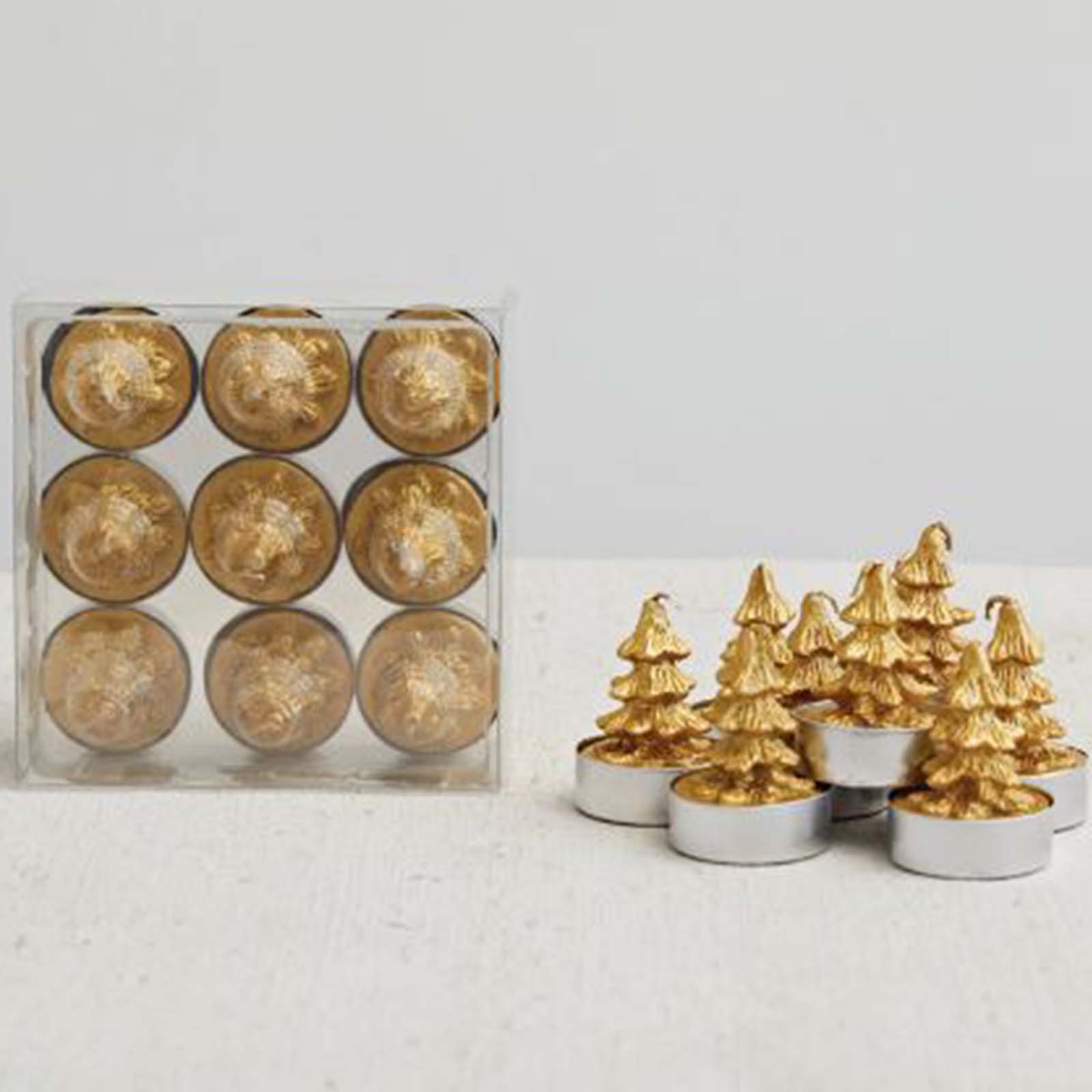 Tree Tealights - Gold