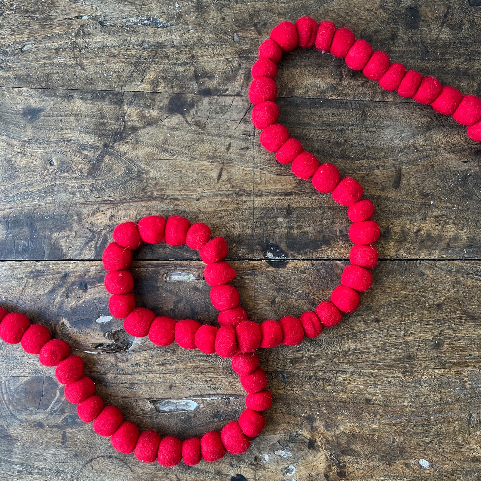 Red Felt Garland