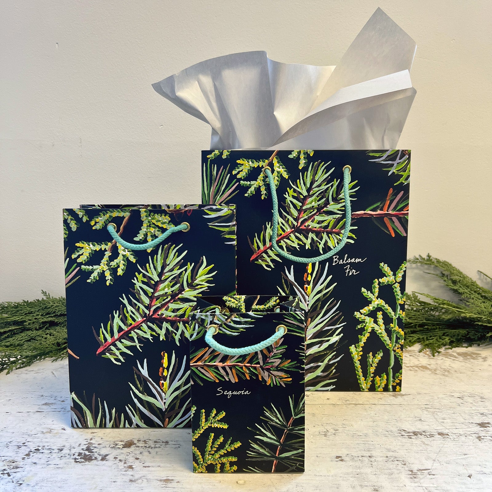 Black Pine Gift Bag