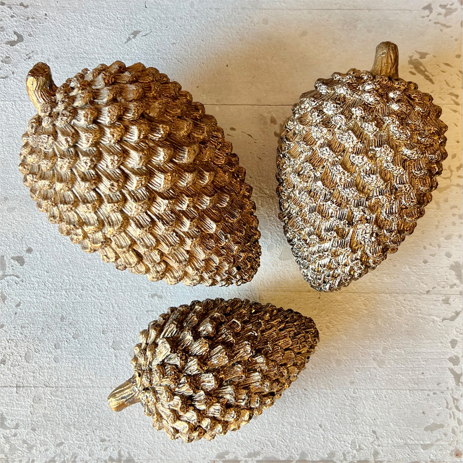 Gold Pine Cone