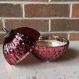 Red Ornament Candle - Balsam & Cedar