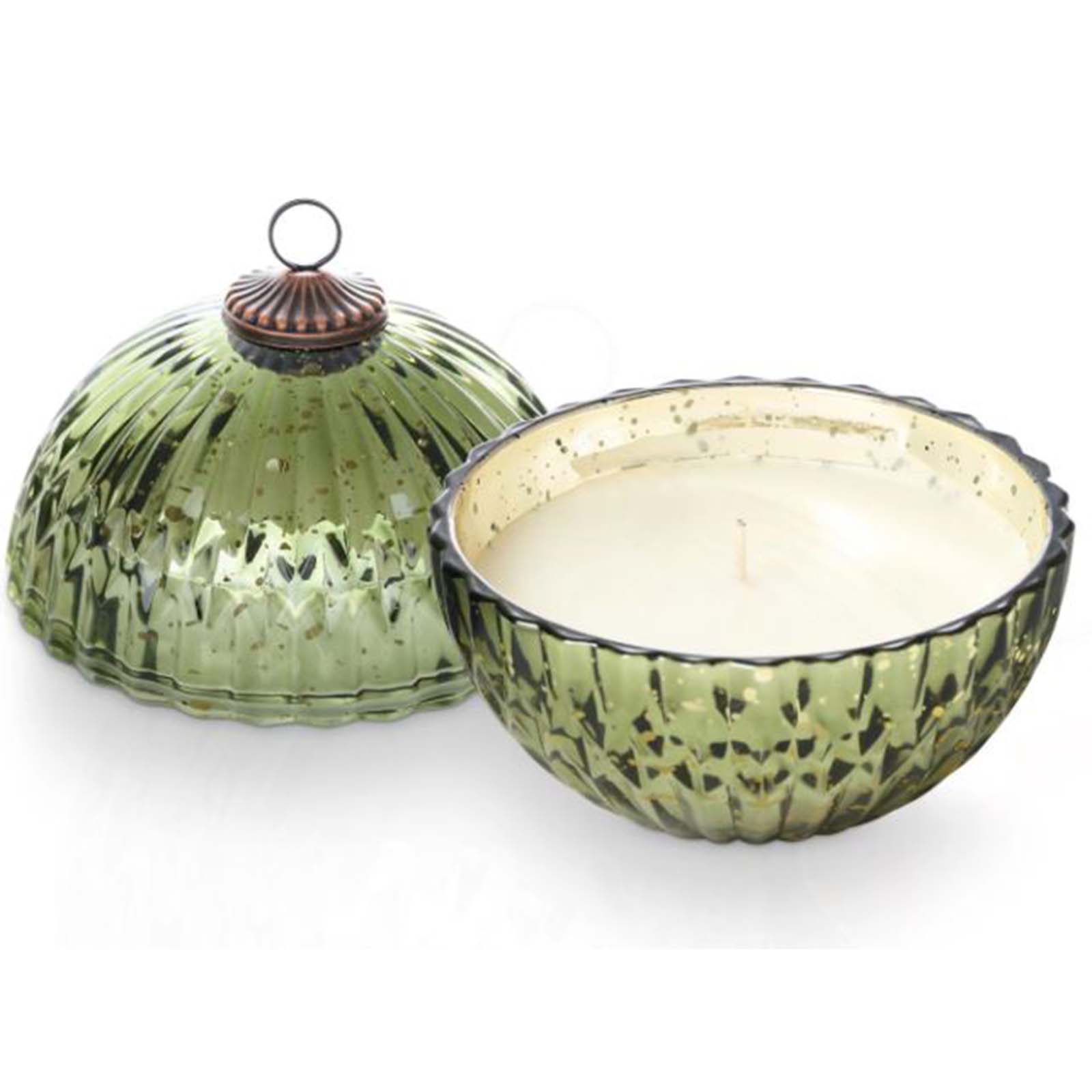 Green Ornament Candle - Balsam & Cedar