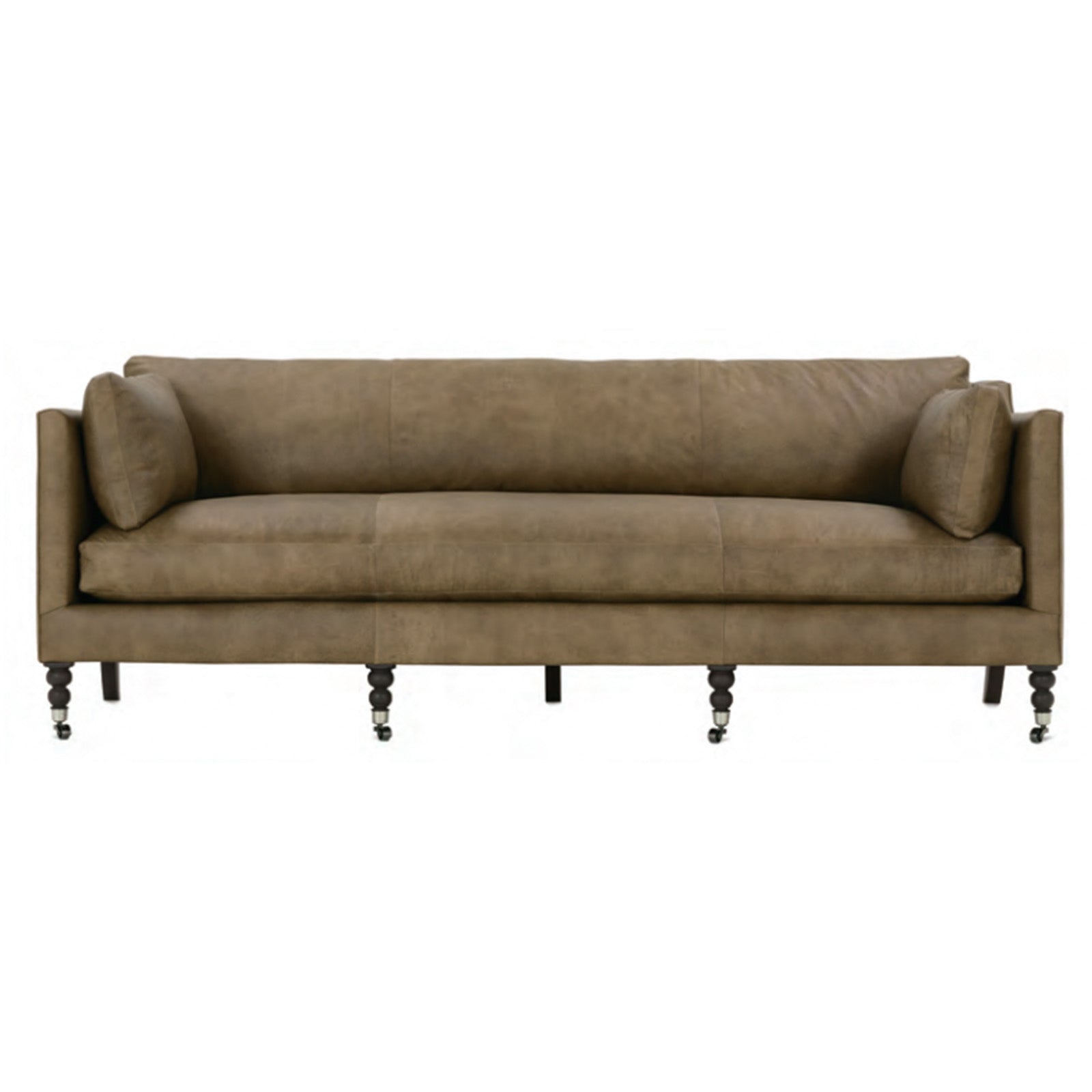 Madeline 90" Leather Sofa - EXPRESS