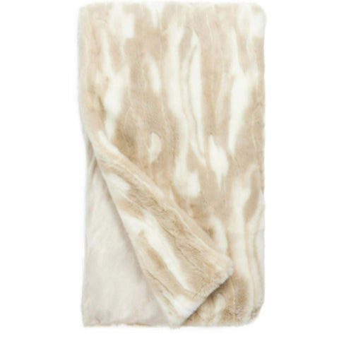 Faux Fur Throw-Winter Rabbit