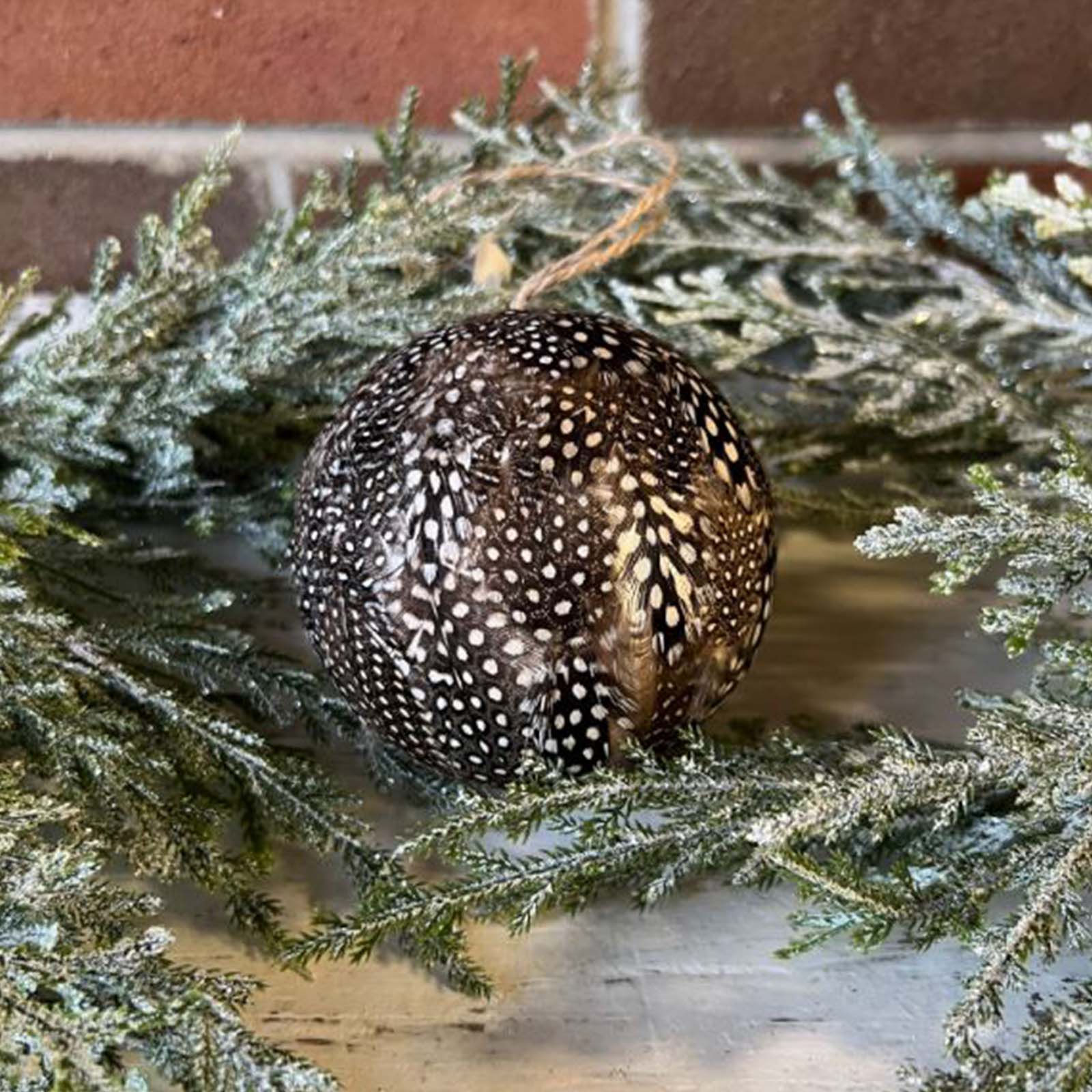 Feather Ball Ornament