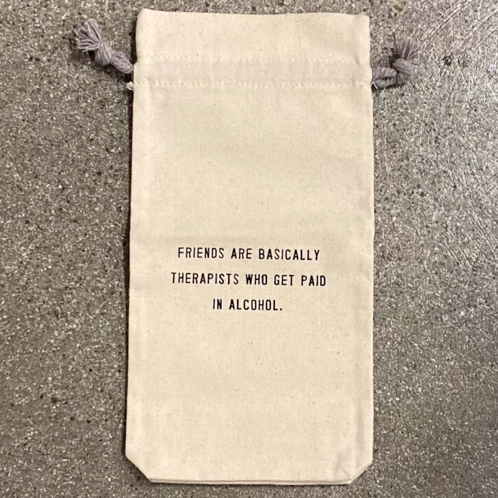 Wine Bag - Friends are Therapy