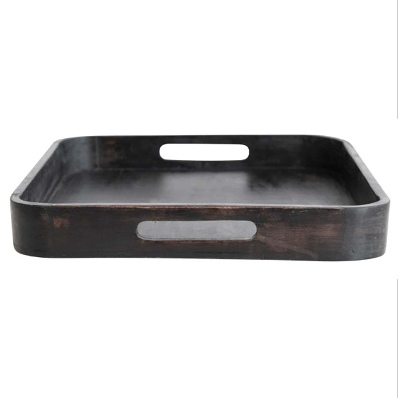 Black Mango Tray with Handles