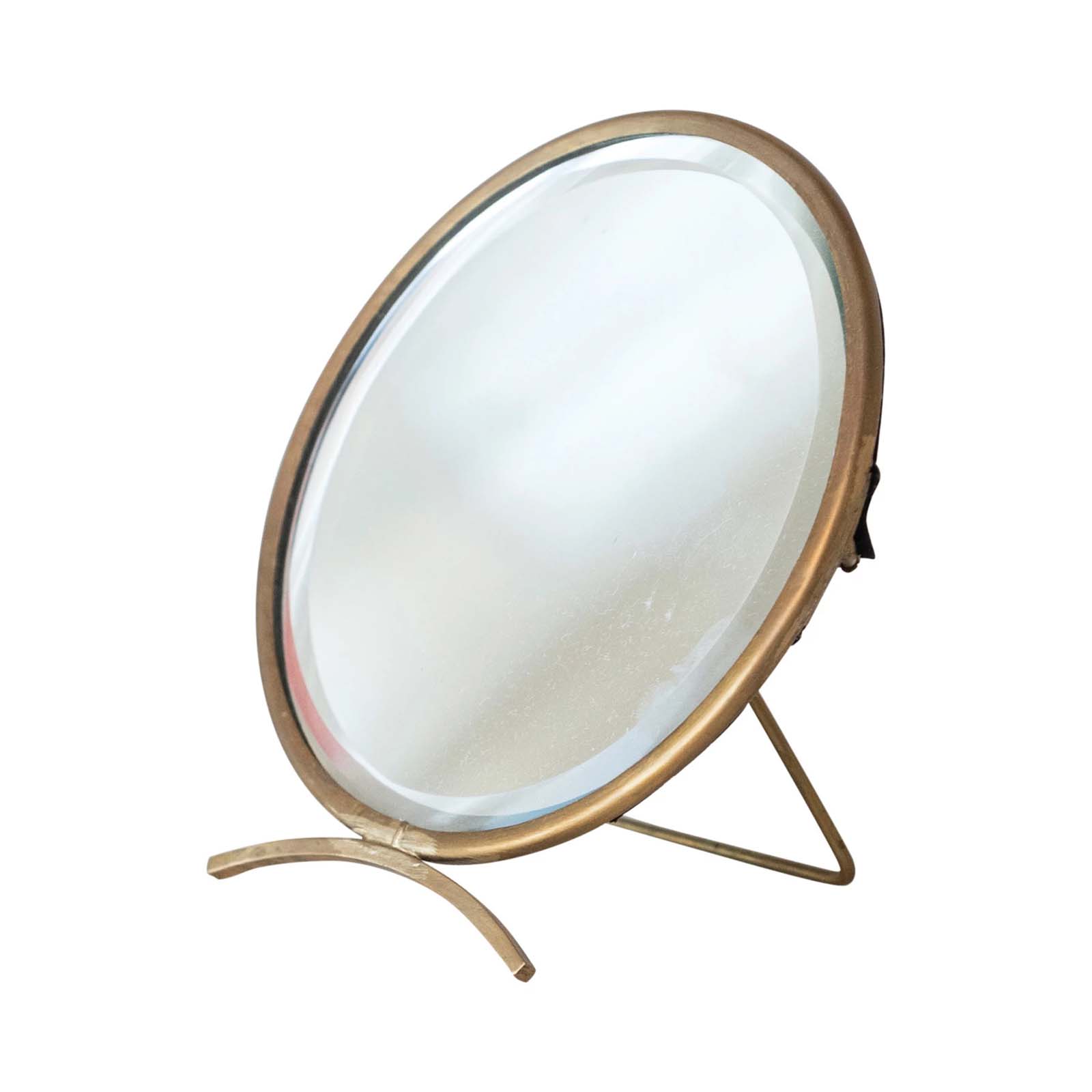 Folding Brass Mirror