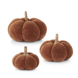 Brown Velvet Pumpkin