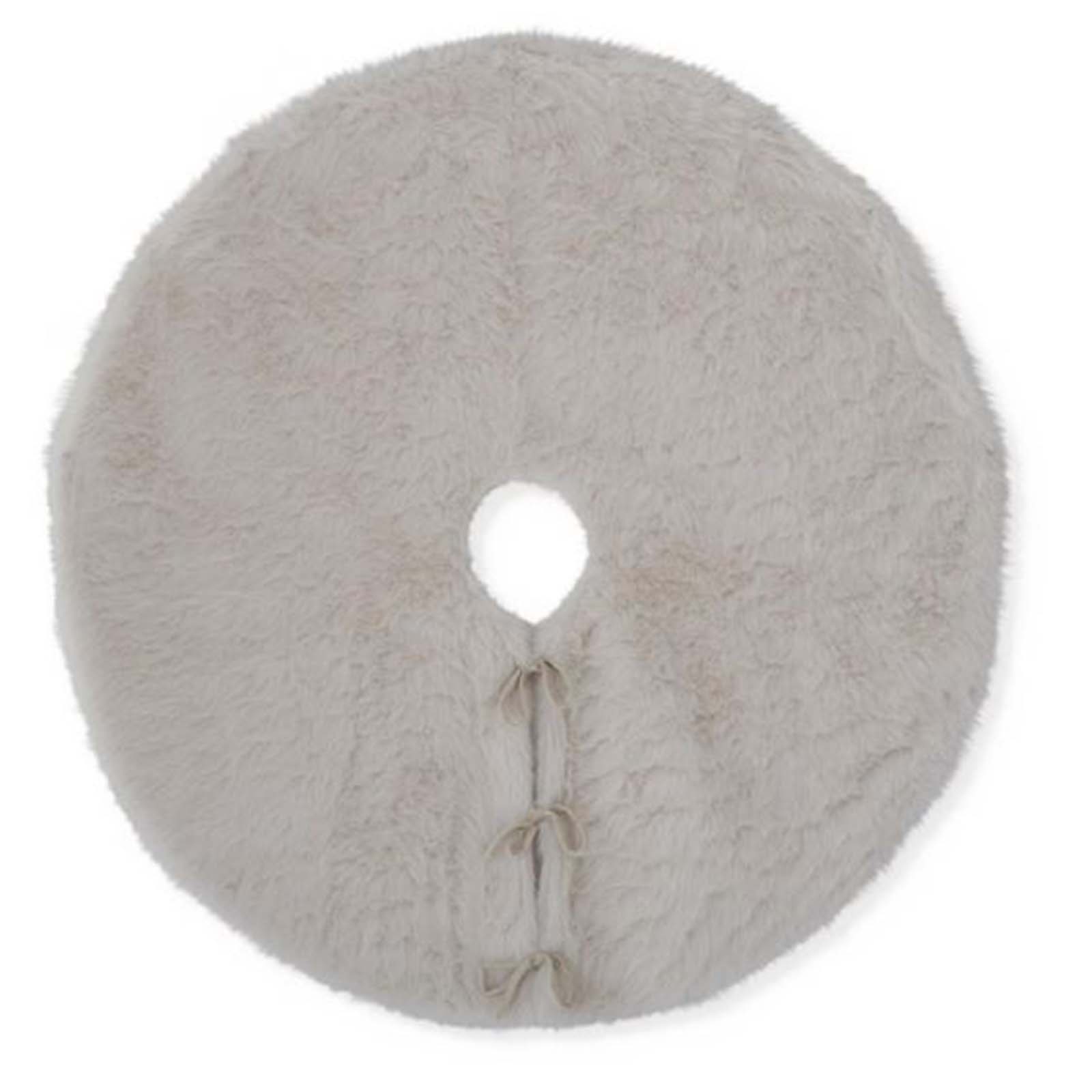 White Faux Fur Tree Skirt