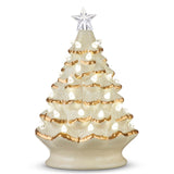 White/Gold Lighted Tree