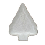 Stoneware Tree Shaped Plate