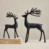 Black Resin Reindeer