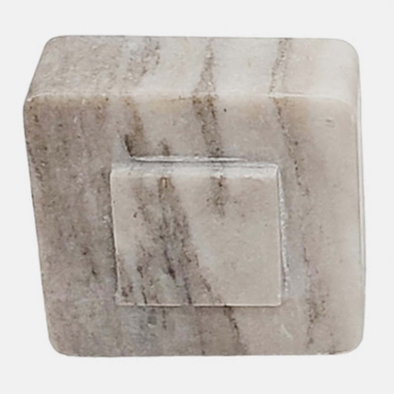 Square Marble Bookend