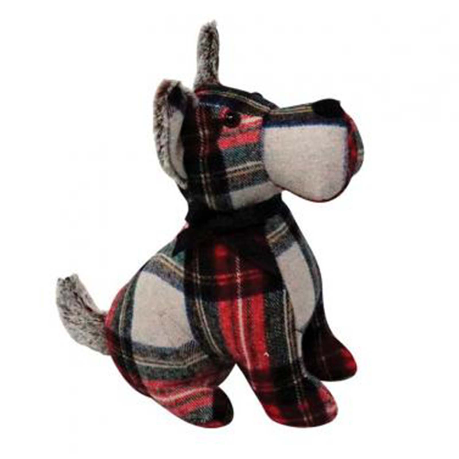 Plaid Dog Doorstop