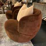 Hunter Swivel Chair- Brown