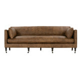 Madeline 90" Leather Sofa - EXPRESS