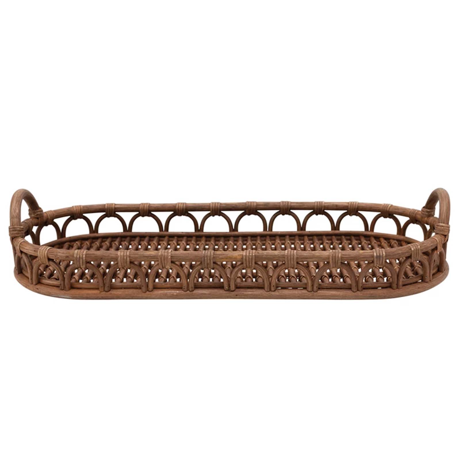 Hand Woven Tray with Handles