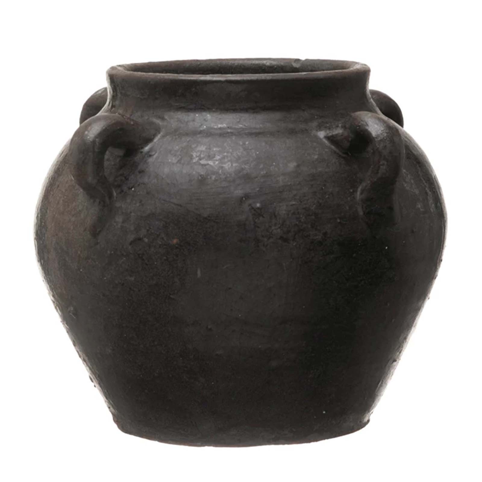 Black Clay Jar