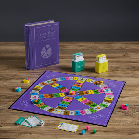 Vintage Bookshelf Board Game - Trivial Pursuit