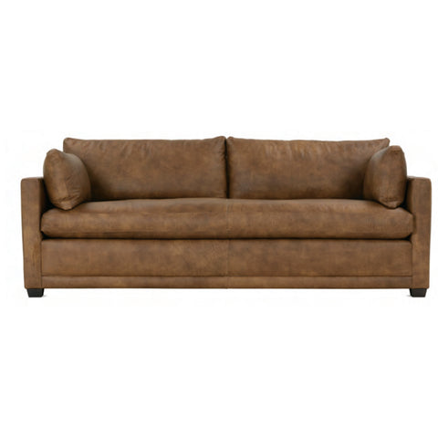 Sylvie 88" Leather Sofa - EXPRESS