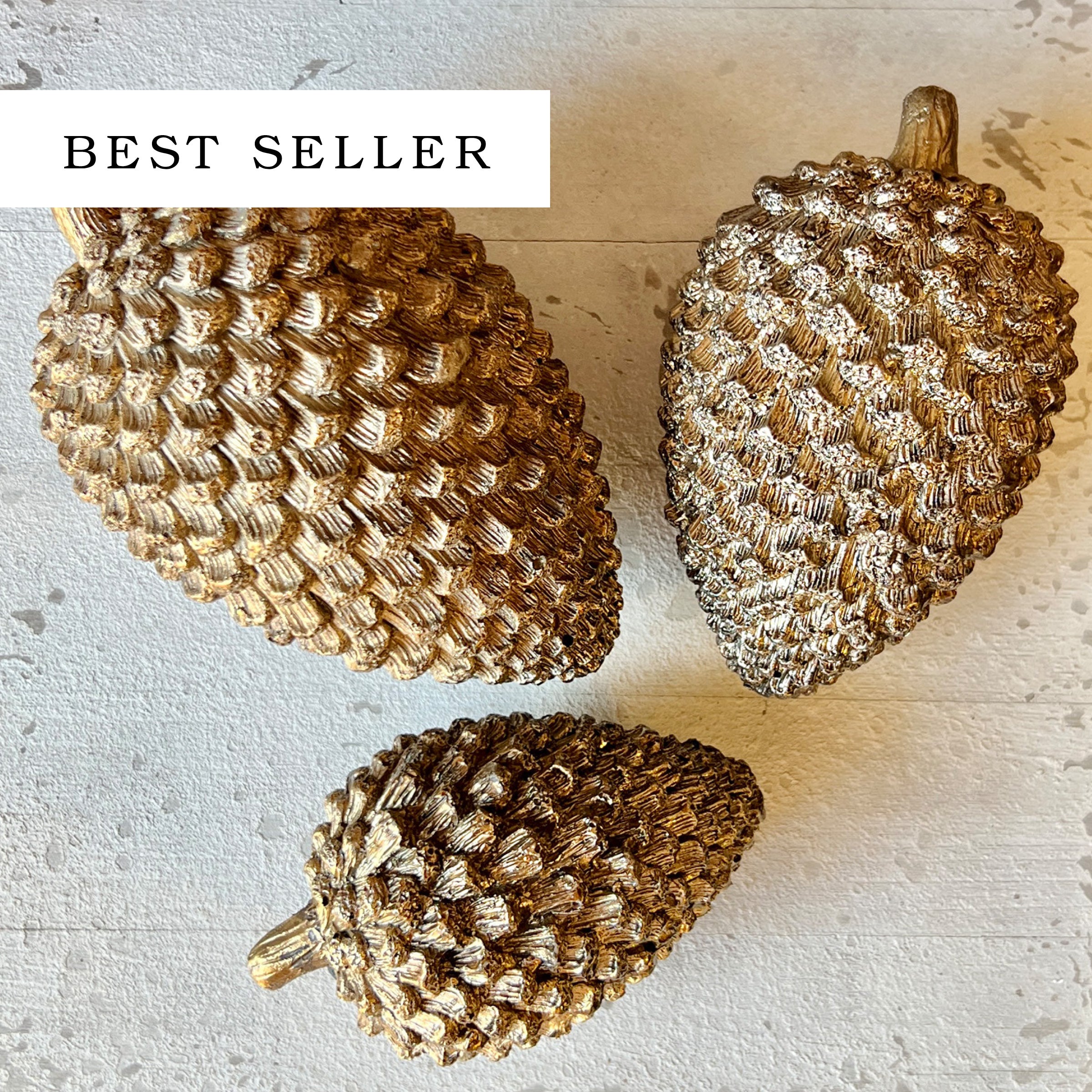 Gold Pine Cone