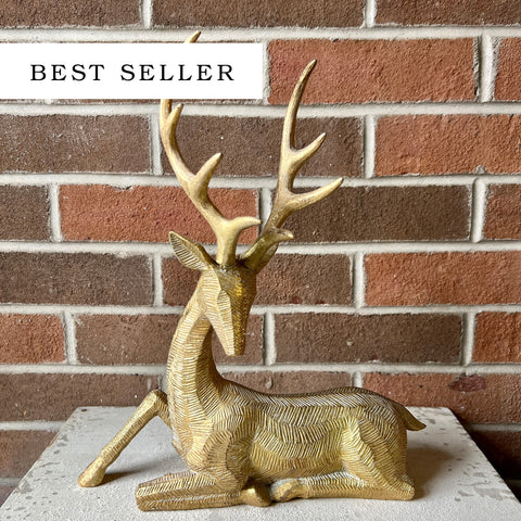 Sitting Gold Deer