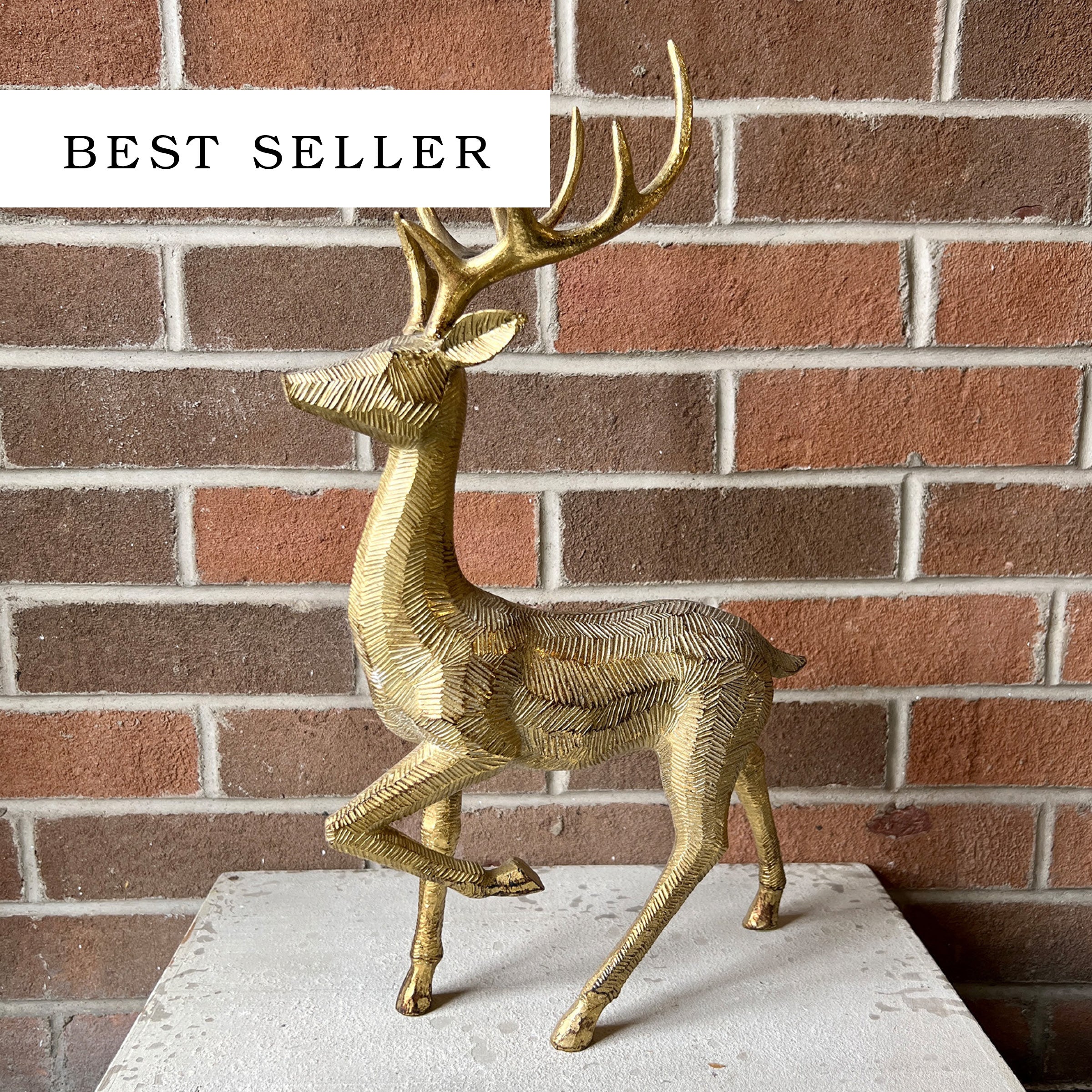 Standing Gold Deer