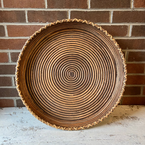 Rattan Round Tray