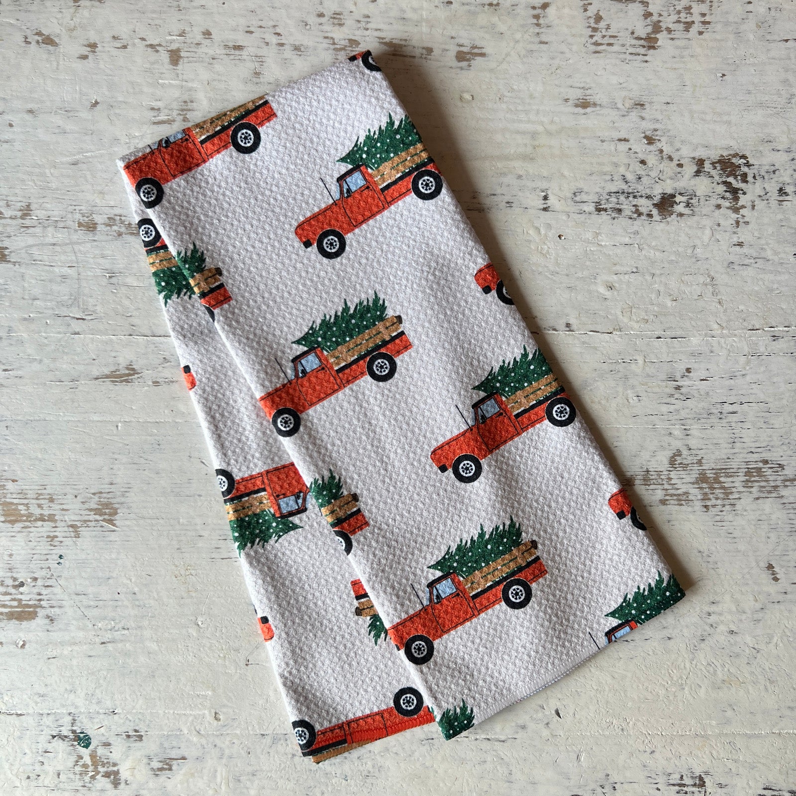 Christmas Ride Tea Towel