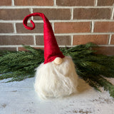 Plush Sitting Gnome Santa