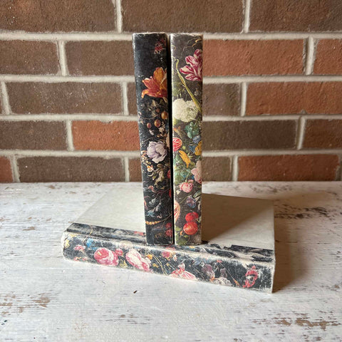 Black Floral Book