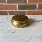 Brass Hammered Metal Container