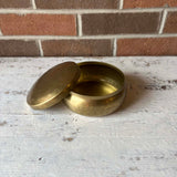 Brass Hammered Metal Container