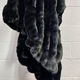 Faux Fur Throw - Onyx Mink