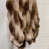 Faux Fur Throw - Caramel Chinchilla