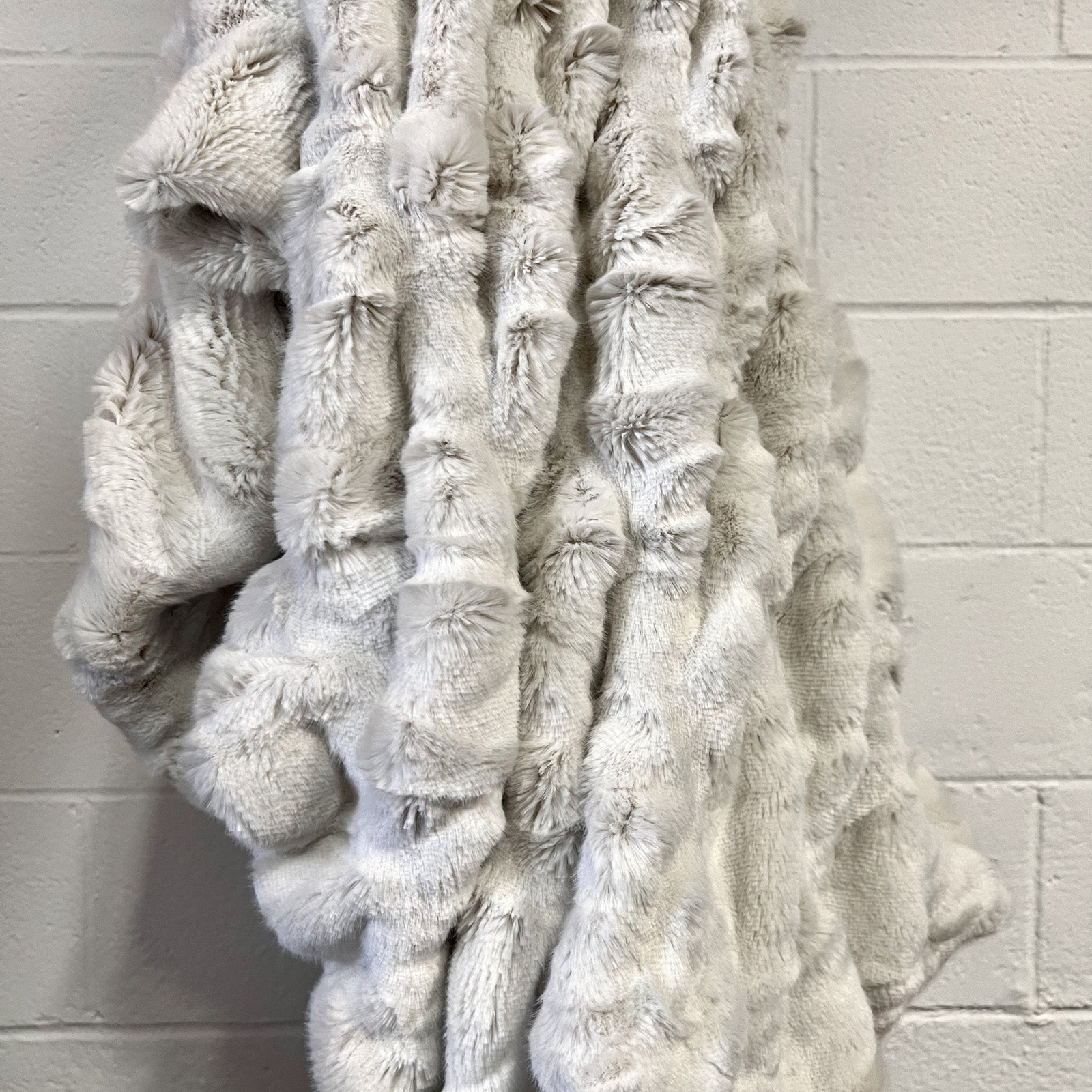 Faux Fur Throw - Snow Mink